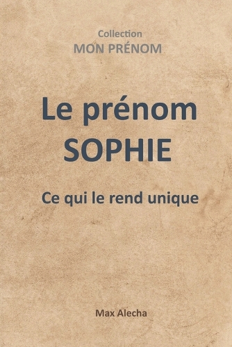 Le prénom Sophie