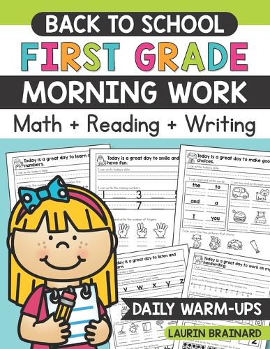 Back to School First Grade Morning Work