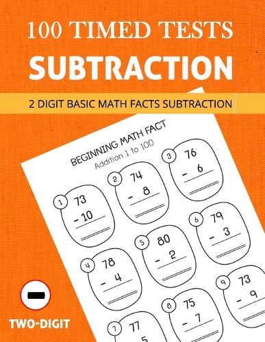 2 Digit Subtraction Math Practice