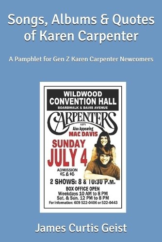 Songs, Albums & Quotes of Karen Carpenter