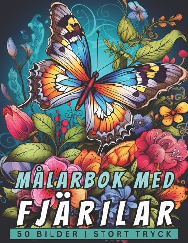 Målarbok med Fjärilar