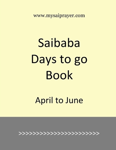 Saibaba Days to go Book