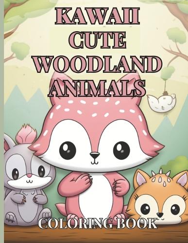 Kawaii Woodland Creatures Coloring Book