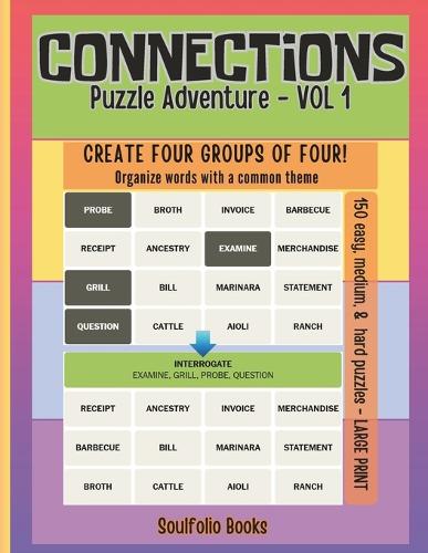 Connections Puzzle Adventure Book - Vol 1
