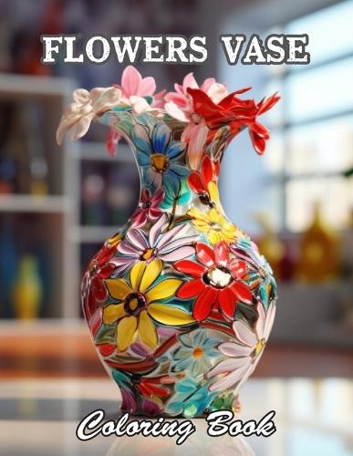 Flowers Vase Adults Coloring Book
