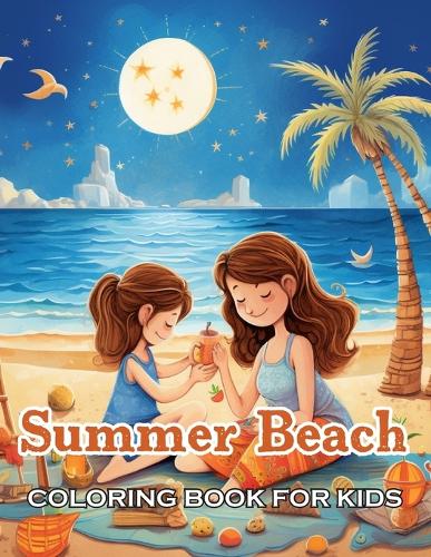 Summer Beach Coloring Book for Kids