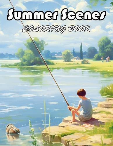 Summer Scenes Coloring Book