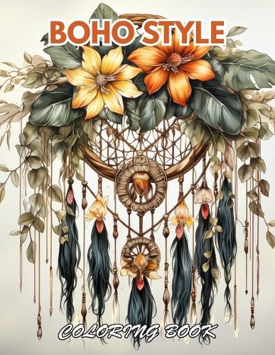 Boho Style Coloring Book