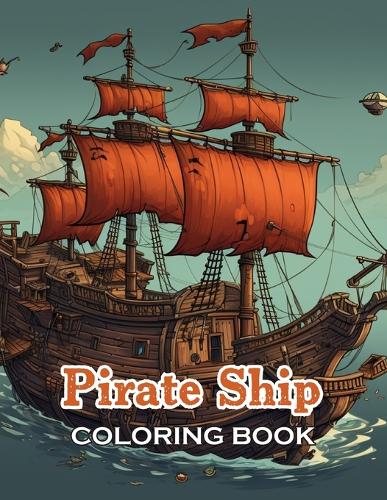 Pirate Ship Coloring Book for Adult