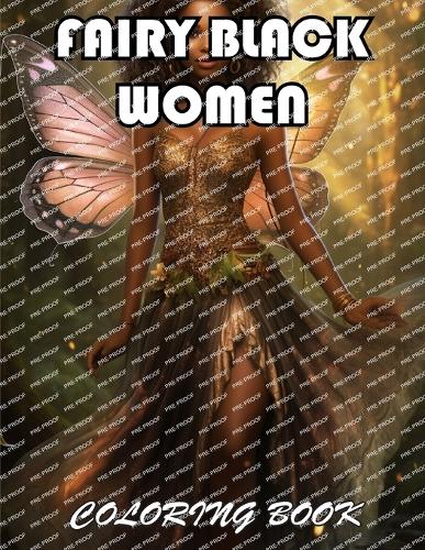 Fairy Black Women Coloring Book