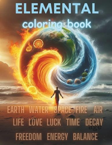 Elemantal coloring book for kids and teens