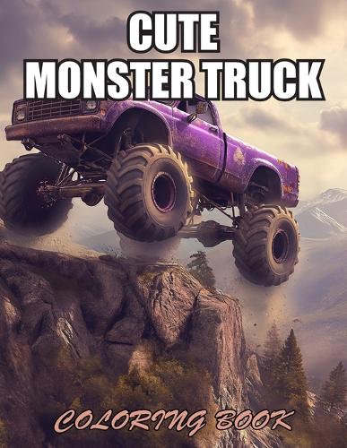 Cute Monster Truck Coloring Book