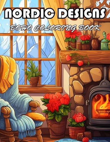 Nordic Designs Boho Coloring Book