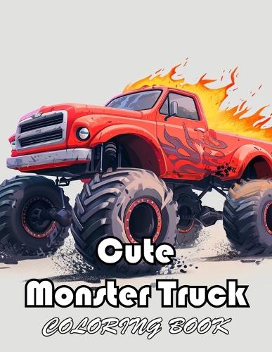 Cute Monster Truck Coloring Book