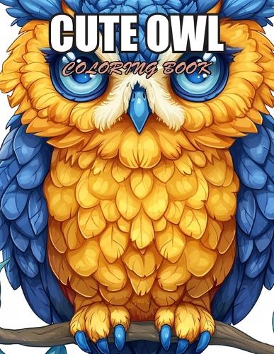 Cute Owl Coloring Book