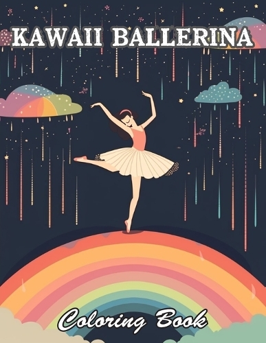 Kawaii Ballerina Coloring Book