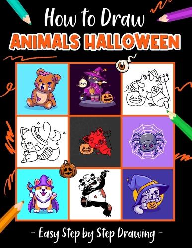 How to draw animals for Halloween