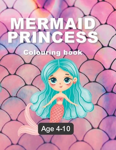 Mermaid and princess coloring books