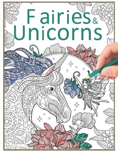 Fairies and Unicorns coloring book