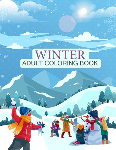 Winter Adult Coloring Book