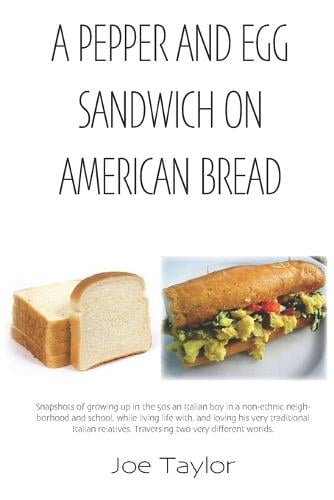 A Pepper and Egg Sandwich on American Bread