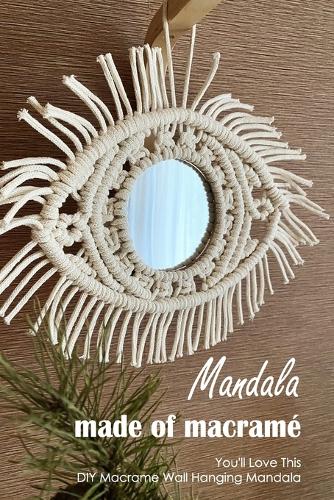 Mandala made of macrame