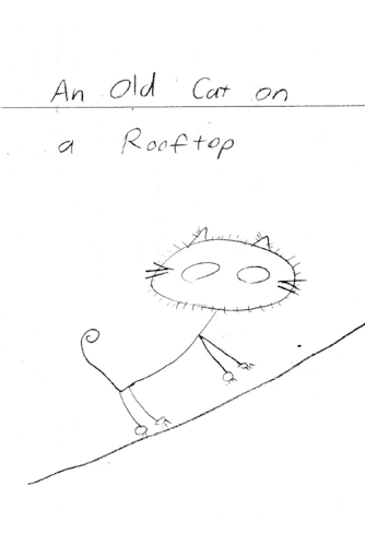 An Old Cat on a Rooftop