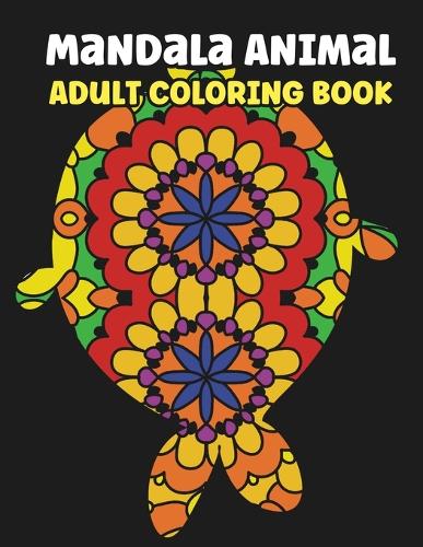 Mandala Animal Adult Coloring Book