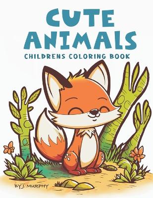 Cute Animals Children's coloring book.