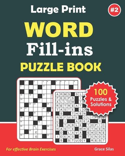 Large print WORD FILL INS Puzzle Book
