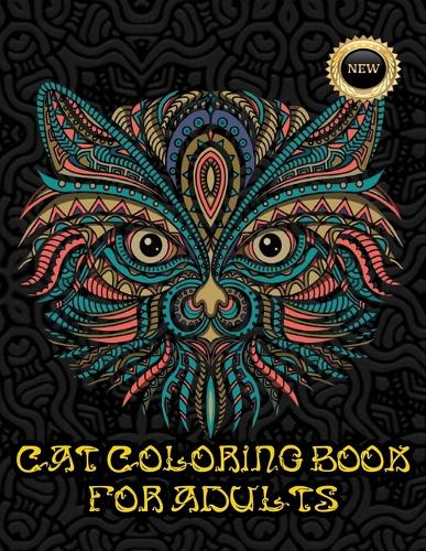 Cat Coloring Book for Adults New