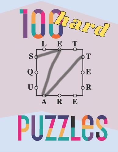 100 Hard Letter Square Puzzles