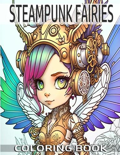 Steampunk Fairies Coloring Book