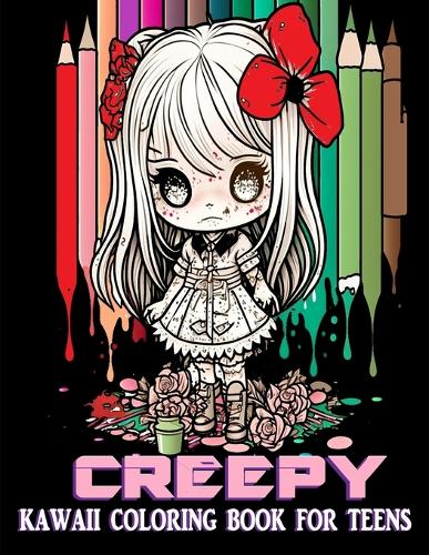 Creepy Kawaii Coloring Book For Teens
