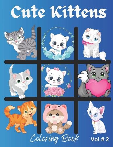 Cute kittens Coloring Book
