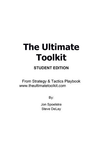 The Ultimate Toolkit