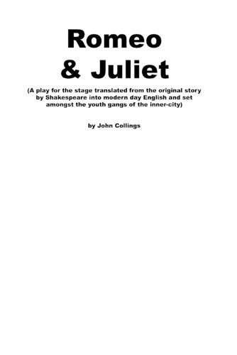 'Romeo & Juliet' (a play for stage)