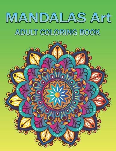 mandalas art adult coloring book