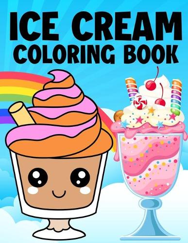 Ice Cream Coloring Book