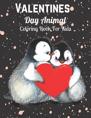 Valentines Day Animals Coloring Book For Kids