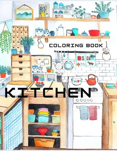 kitchen coloring book