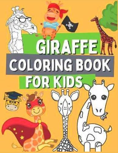 Giraffes Coloring Book For Kids