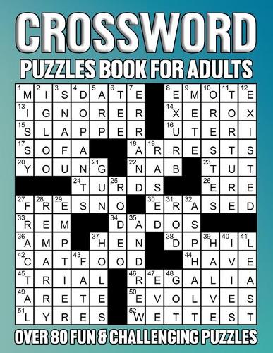Crossword Puzzles Book For Adults