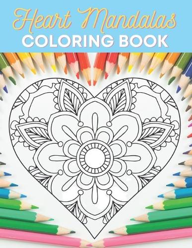 Heart Mandalas Coloring Book