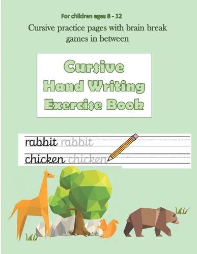 Cursive Hand Writing Practice Book
