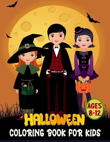 Halloween Coloring Book For Kids Ages 8-12