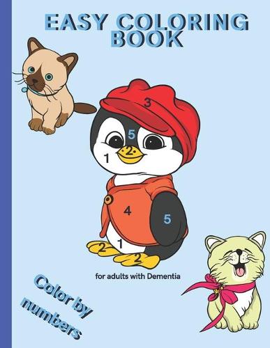 Easy Coloring Book for Adults with Dementia