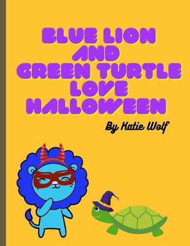 Blue Lion And Green Turtle Love Halloween