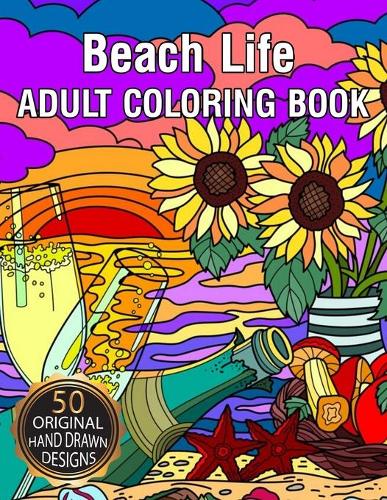 Beach Life ADULT COLORING BOOK