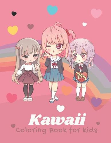 kawaii coloring book for kids